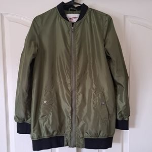 Arizona Jeans Co Long Zip Up Jacket